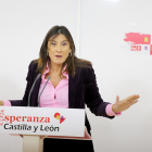 La presidenta de la comisión de investigación de las eólicas, Ana Sánchez. - ICAL