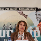 La consejera de Educación de la Junta de Castilla y León, Rocío Lucas.- ICAL