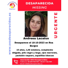 Menor desaparecida en Roa de Duero (Burgos). -SOS DESAPARECIDOS