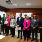González Corral y Suárez-Quiñones en la reunión con los delegados territoriales de la Junta para preparar la Campaña de Riesgos Invernales 2022-2023 - EUROPA PRESS