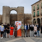 Foto de familia de Jóvenes de Ciudadanos en Ávila.- E. M.