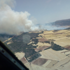 Incendio forestal en Quintanilla del Coco (Burgos).- JCYL