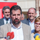 Imagen de archivo del secretario general del PSOE de Castilla y León, Luis Tudanca. - ICAL