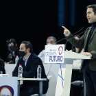 El secretario general del Partido Popular, Teodoro García Egea, inaugura el XIV Congreso autonómico del PP de Castilla y León.- ICAL