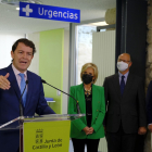 El presidente de la Junta, Alfonso Fernández Mañueco, inaugura el nuevo centro de salud de Calzada de Valdunciel (Salamanca). - ICAL