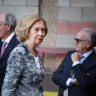 La reina Sofía visita el Banco de Alimentos de León. -ICAL