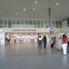Vista del interior del aeropuerto de Valladolid. -E. PRESS