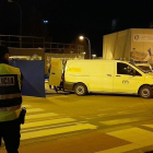 La furgoneta en la que aparecieron los cadáveres en Soria.-MARIO TEJEDOR