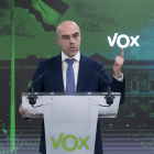 Jorge Buxadé, vicepresidente de Acción Política y eurodiputado de Vox. EUROPA PRESS