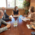 Reunión de la consejera de Movilidad y Transformación Digital, María González, con la presidenta de la Diputación de Palencia, Ángeles Armisén.- ICAL
