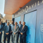 Mariano Veganzones, este viernes en Ávila, donde se reunió con representantes de CEOE de la provincia abulense. E. M.