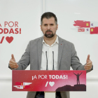 El secretario general del PSOECyL y portavoz en las Cortes, Luis Tudanca, fija las prioridades del PSOE de Castilla y León para el año 2023 y analiza la situación de la Comunidad. ICAL