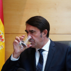 El consejero de Fomento y Medio Ambiente, Juan Carlos Suárez Quiñones. - ICAL