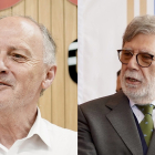 Faustino Temprano, secretario general de UGT, y Santiago Aparicio, presidente de CEOE. -ICAL/E.M.