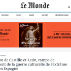 El prestigioso periódico francés 'Le Monde' se hace eco del 'protocolo antiabortista' de Vox en Castilla y León.- LE MONDE