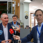 Los candidatos del PP a las Alcaldías de Segovia y Salamanca, José Mazarías y Carlos García Carbayo.- ICAL