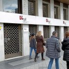 Oficina de Empleo del Ecyl en la plaza de Poniente en Valladolid. J. M. LOSTAU