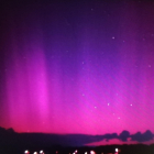 Aurora boreal que se contempló en el cielo de El Bierzo.