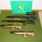Denunciadas cinco personas en Segovia por el uso ilegal de armas accionadas por gas comprimido