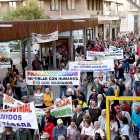 Manifestación en Zamora contra plantas de porcino en una foto de archivo.