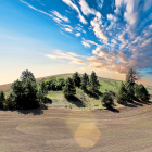 Campo de cultivo junto a tierra de monte. Se excluye del cambio de uso a las pendientes de más del 15%.