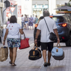 Turistas en Valladolid, en una imagen de archivo.