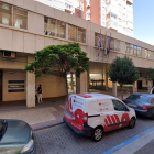 Acceso a la sede de la Gerencia de Servicios Sociales, en Valladolid.