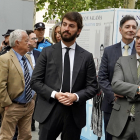 Gerardo Dueñas, Gonzalo Santonja, Juan García-Gallardo y Mariano Veganzones en una imagen de archivo.