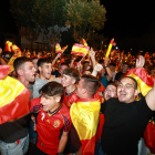 Celebración de la Eurocopa en Ciudad Rodrigo (Salamanca)