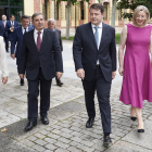 María González Corral, José Luis Sanz Merino, Alfonso Fernández Mañueco, Isabel Blanco y Leticia García.