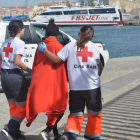 Imagen de archivo de menores migrantes en Canarias.