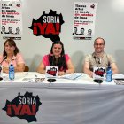 Imagen de la rueda de prensa de Soria ¡Ya!