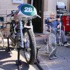 Primera jornada de celebración del Gran Premio de Velocidad de la localidad leonesa de La Bañeza.