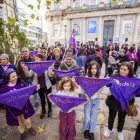 Manifestación contra la violencia de género.