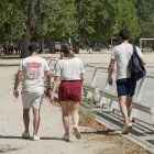 Imagen de la ola de calor que abandona este lunes en la comunidad