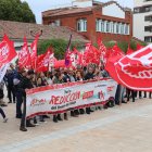 CCOO y UGT se concentran en Palencia.