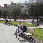 Parque del barrio San Isidro en Valladolid.