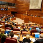 Pleno de las Cortes de Castilla y León de este martes.