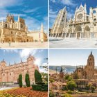 Imagen de algunas de las catedrales de Castilla y León