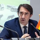 El consejero de Medio Ambiente, Vivienda y Ordenación del Territorio, Juan Carlos Suárez-Quiñones, participa en el Simposio 'Lobo y Ganado en España: Hacia una solución europea'.