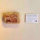 Pieza falsa colocada por Greenpeace en el Museo de la Evolución Humana de Burgos.