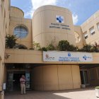 Acceso al hospital Santiago Apóstol de Miranda de Ebro, en Burgos