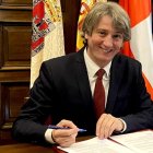 El alcalde de Soria, Carlos Martínez, en una imagen de archivo.