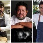 Los chefs de los establecimientos en el ránking: Óscar García, Víctor Gutiérrez y Alberto Soto.
