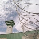 Patio interior de la prisión de La Moraleja en Dueñas (Palencia),