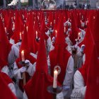 Un momento de la la Procesión del Cristo de las Injurias de Zamora.