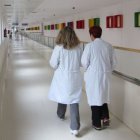 Médicos de familia en un pasillo del Río Hortega