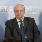 El presidente del CES, Enrique Cabero, en el Club de Prensa de El Mundo de Castilla y León
