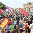 Manifestación contra la supresión de paradas de AVE en Zamora