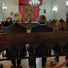 Juicio en la Audiencia de Ávila contra el ex alcalde de Pereguinos, Luis Alonso Elvira (PP), en una imagen de archivo.